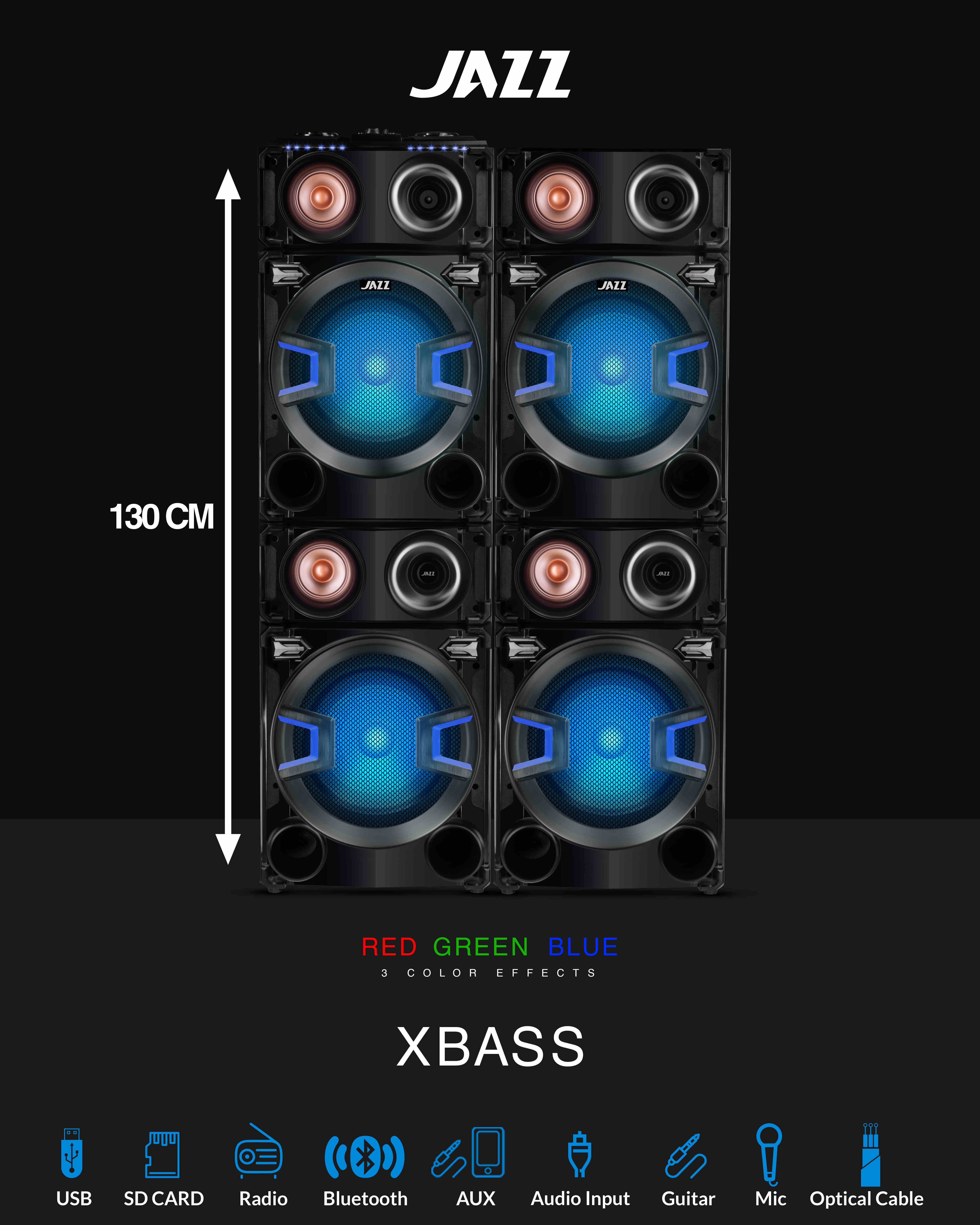 اسپیکر جاز مدل X BASS